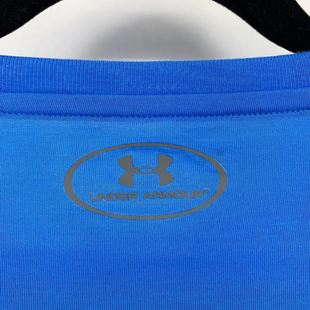 Under Armour Long Sleeve Crew Neck Activewear T-Shirt Mens Sz M Loose Fit Blue